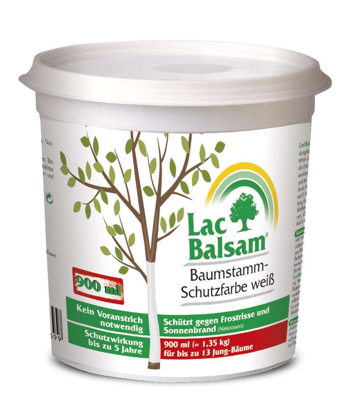 ETISSO Lac Balsam Baumstamm-Schutzfarbe weiß